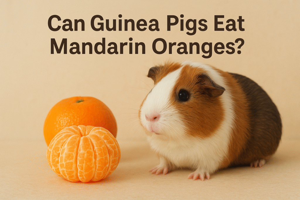 Can Guinea Pigs Eat Mandarin Oranges?