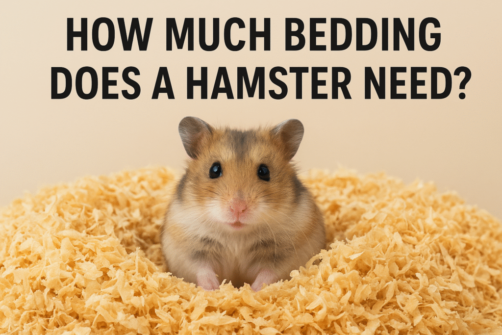 How Much Bedding Does a Hamster Need?